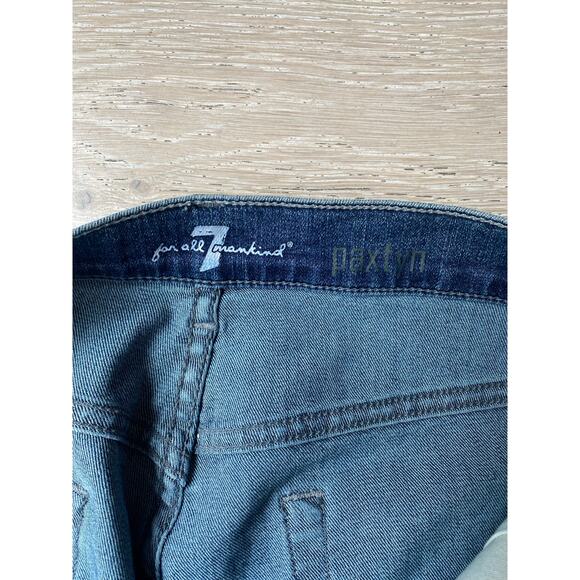7 For All Man Kind Paxtyn Denim Blue Jeans Men Size 33 - Picture 3 of 4